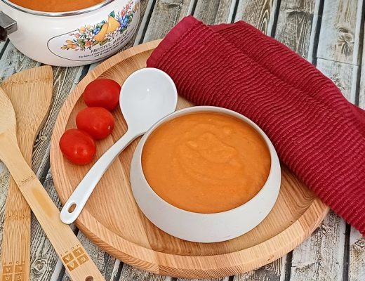 מרק בטטה וגזר כתום