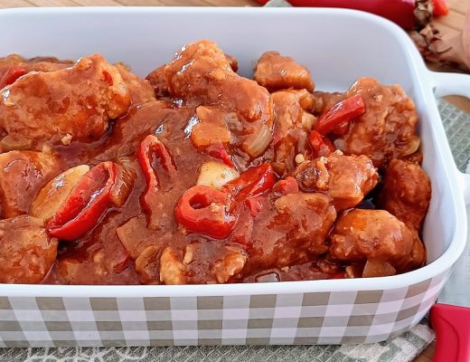נתחי חזה עוף ברוטב פלפלים מעולה!