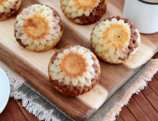 מאפינס שיש שוקולד וניל