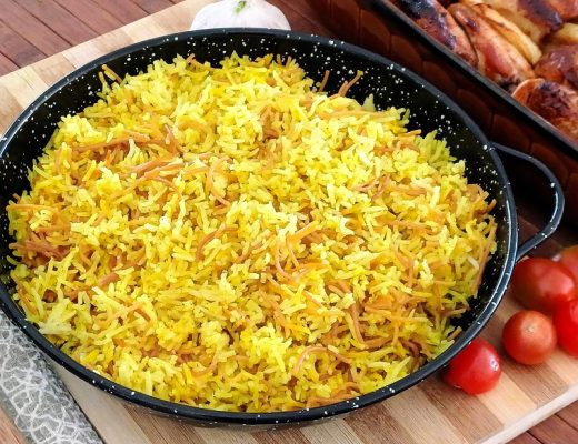 אורז צהוב של בתי מלון