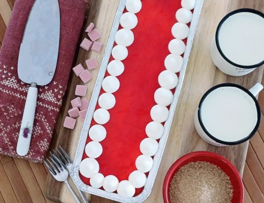 עוגת ג'לי תות פשוטה