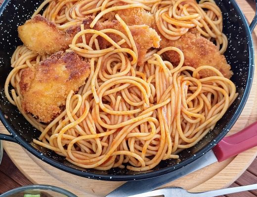 פסטה עם שניצלים שהילדים הכי אוהבים