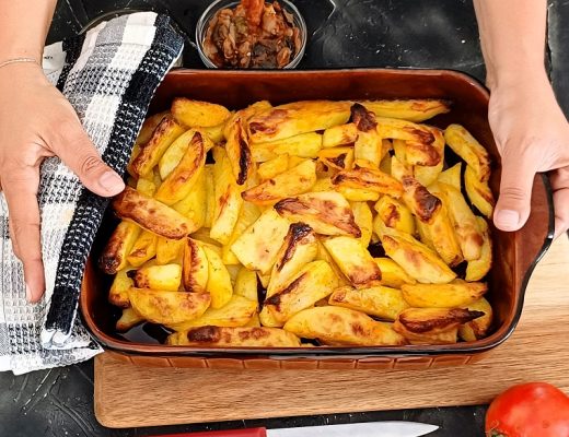 פלחי תפוחי אדמה אפויים