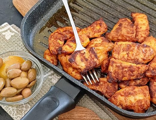 חזה עוף במחבת פסים