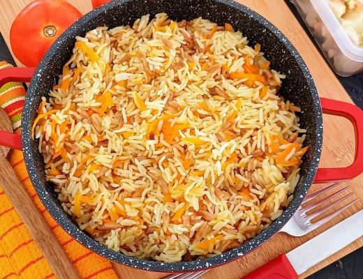 אורז עם גזר לילדים