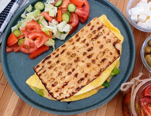 חביתה קריספית ממצה