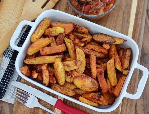 מתכון לתפוחי אדמה ובטטות אפויים בתנור