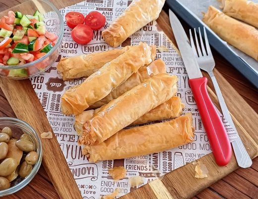 אצבעות פילו במילוי בטטה וגבינות