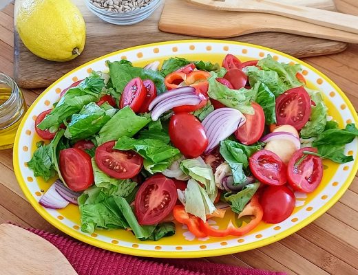 סלט חסה ליום קשוח מתכון הבית שלי