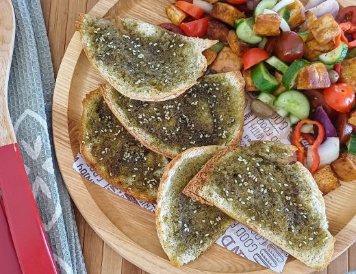 פיתות זעתר ב 5 דקות הכנה