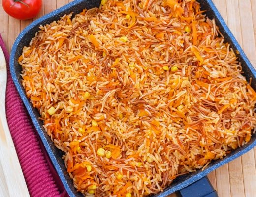 אורז כתום לילדים