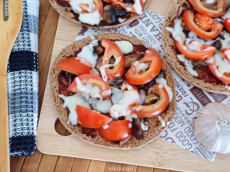 פיצה פיתה דיאטטית