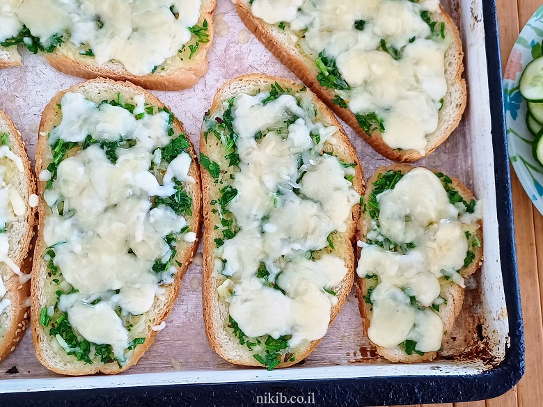 לחם שום קל מתכון פגז!