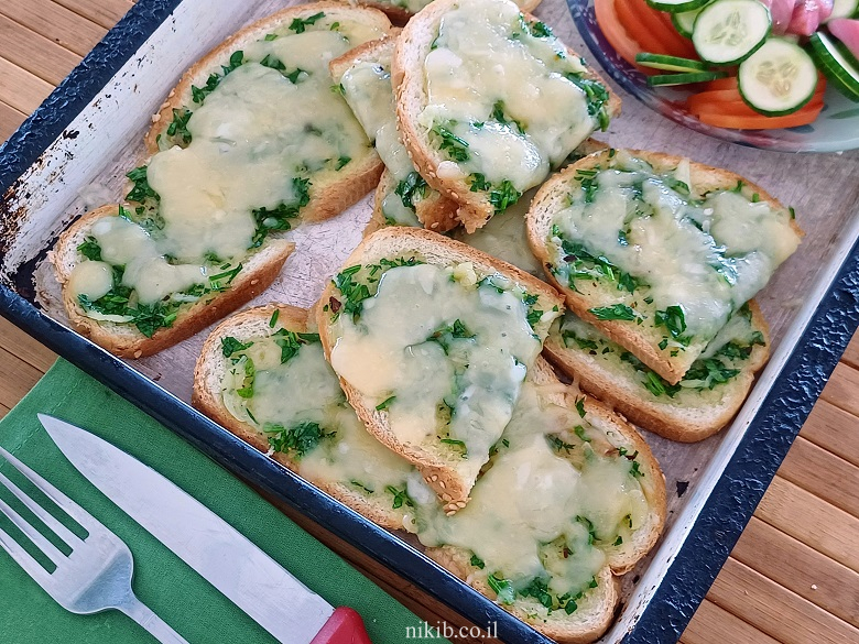 לחם שום קל מתכון פגז!