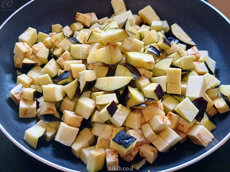 סלט חצילים פיקנטי לדיאטה (מתכון דל קלוריות)