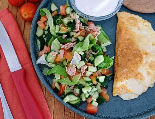 ארוחת בוקר ישראלית דלת קלוריות