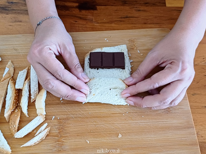 מתכון לחם מטוגן שוקולד