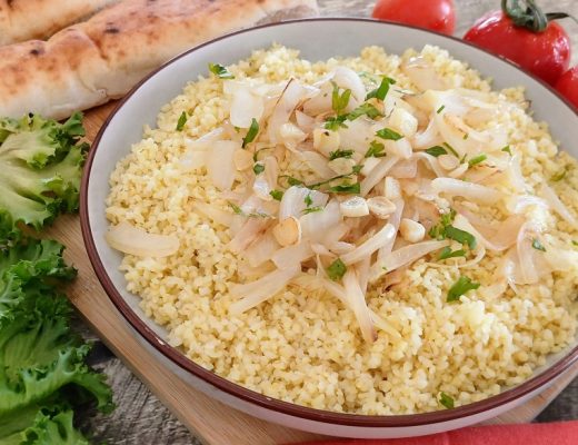 בורגול עם שום ובצל