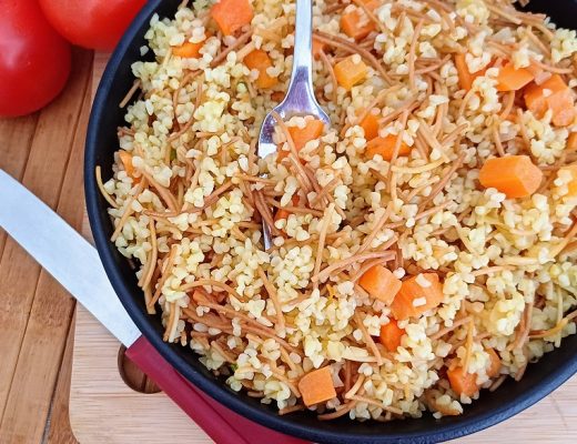 בורגול עם גזר