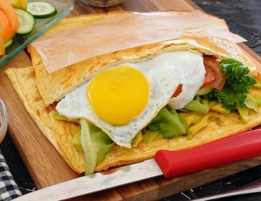 לחם קוטג' ללא קמח (מועשר בחלבון)