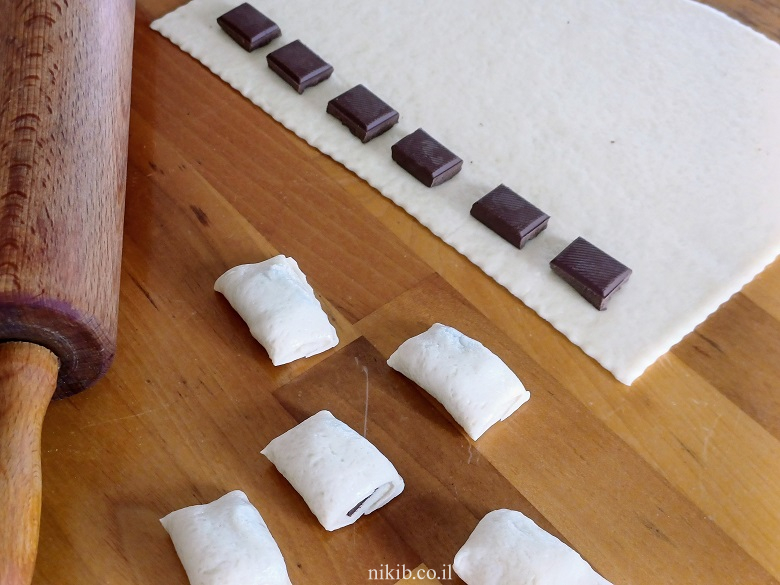 לחמניות שוקולד מהירות לחמניות שוקולד מהירות