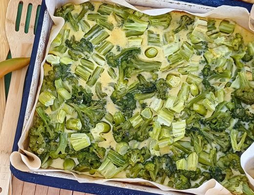 פשטידת ברוקולי וגבינות