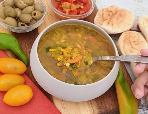 מרק ירקות וגריסים מעולה