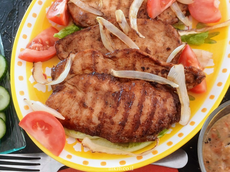 חזה עוף לעל האש