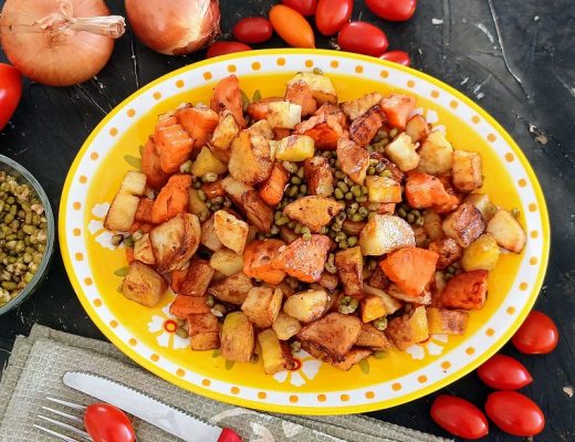 שעועית מש עם תפוחי אדמה