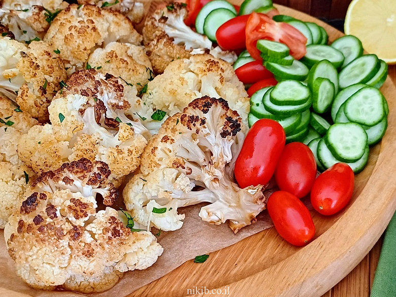 כרובית בתנור כרובית בתנור