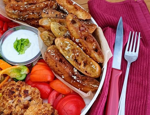 רצועות פיתה מטוגנות כמו בדוכני הפלאפל