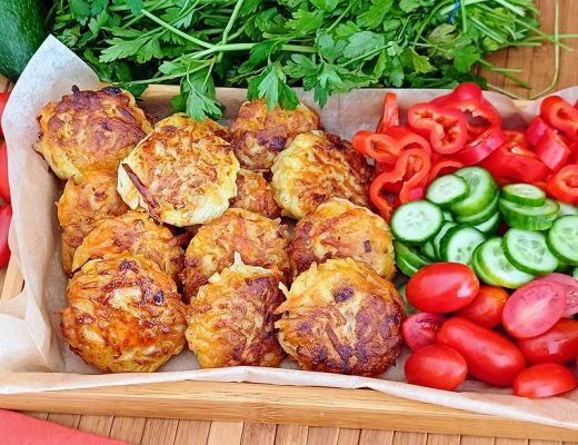 לביבות תפוחי אדמה ובטטה אפויות