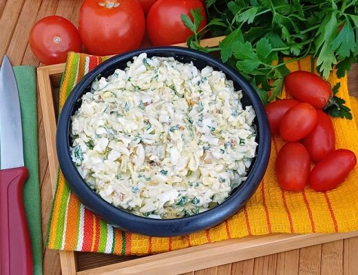 סלט ביצים קלאסי שילדים מתים עליו