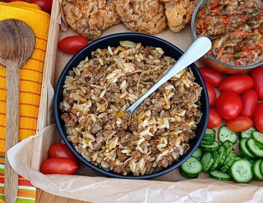 בשר טחון עם פתיתים