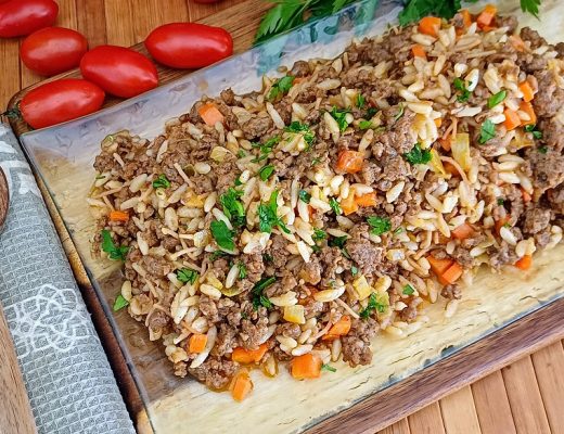 בשר טחון עם פתיתים