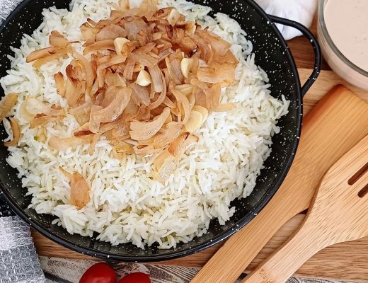 אורז עם בצל ב 10 דקות הכנה