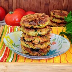 לביבות ירק מטוגנות ביתיות מתכון ללביבות ירק מטוגנות