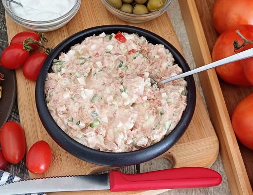 סלט טונה שילדים אוהבים