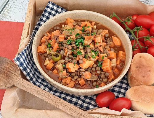 נזיד עדשים שחורות