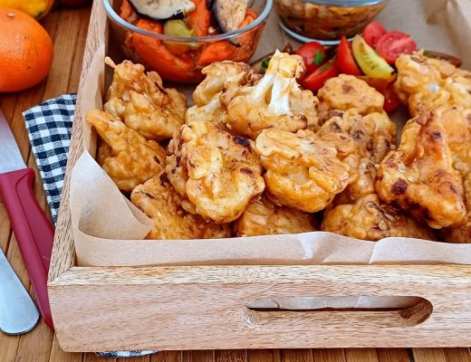 כרובית מטוגנת בטמפורה