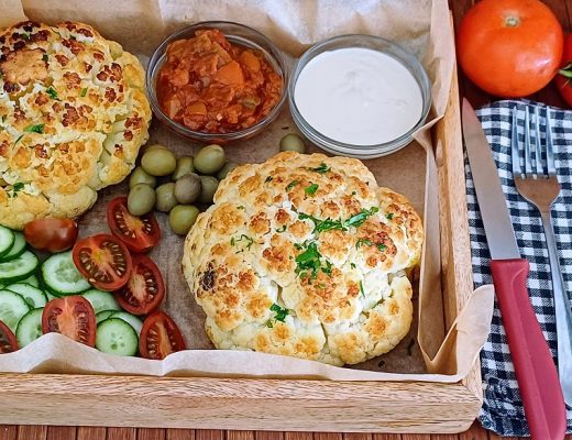 כרובית שלמה בתנור