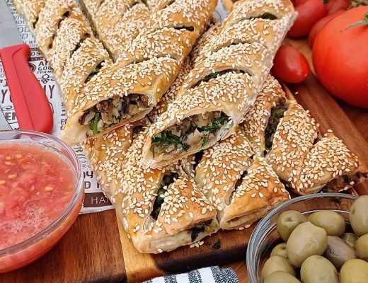 בורקס פטריות ובצל מהמם!