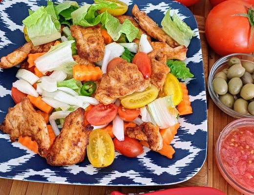 סלט חזה עוף