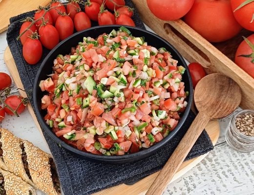 סלט ירקות ישראלי קצוץ (סלט ערבי) מתכון מנצח