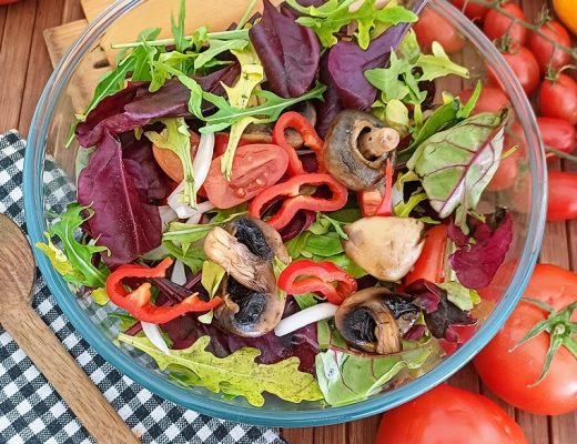 סלט פטריות מוקפצות