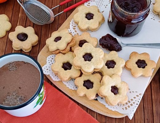עוגיות פרח ריבה מתכון מנצח