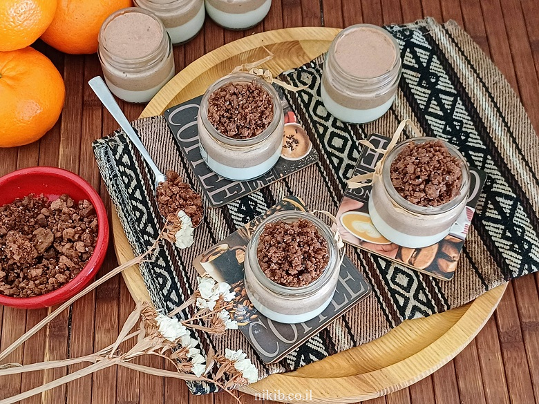 שוטים של מוס שוקולד - קינוח מנצח