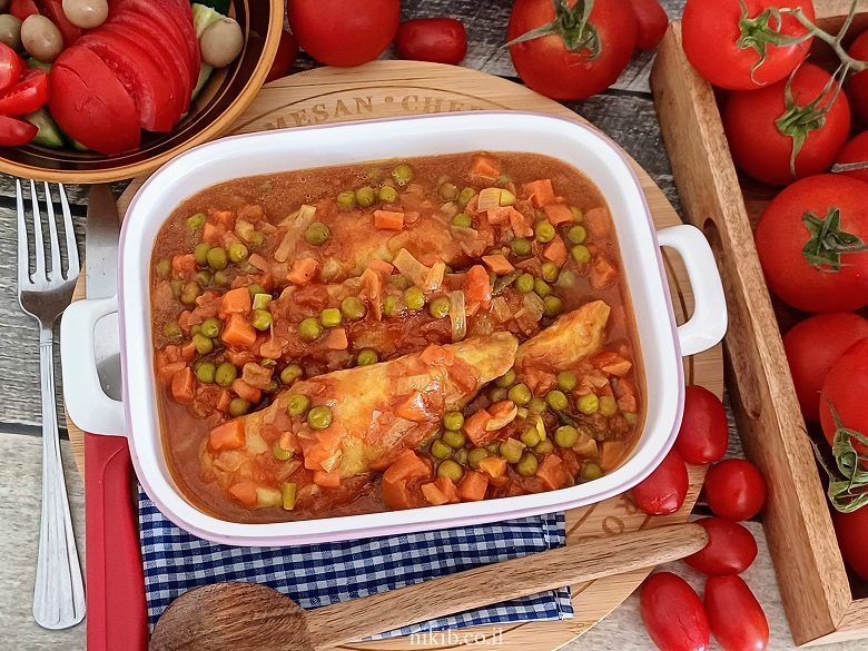 דג ברוטב עגבניות לילדים