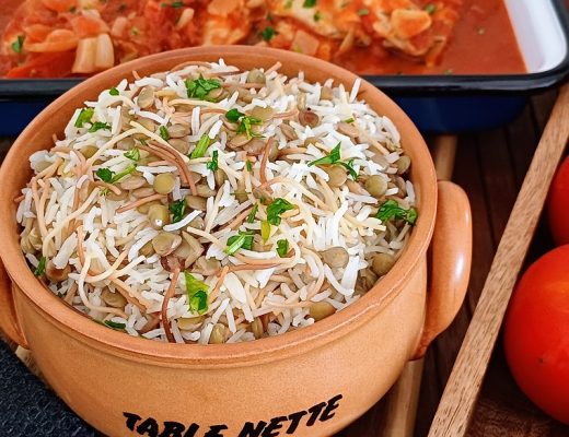 מג'דרה עדשים שחורות ב 3 מצרכים