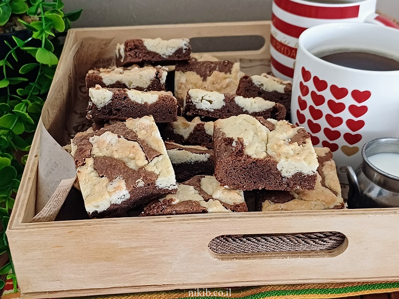 בראוניז שוקולד צ'יפס פרווה